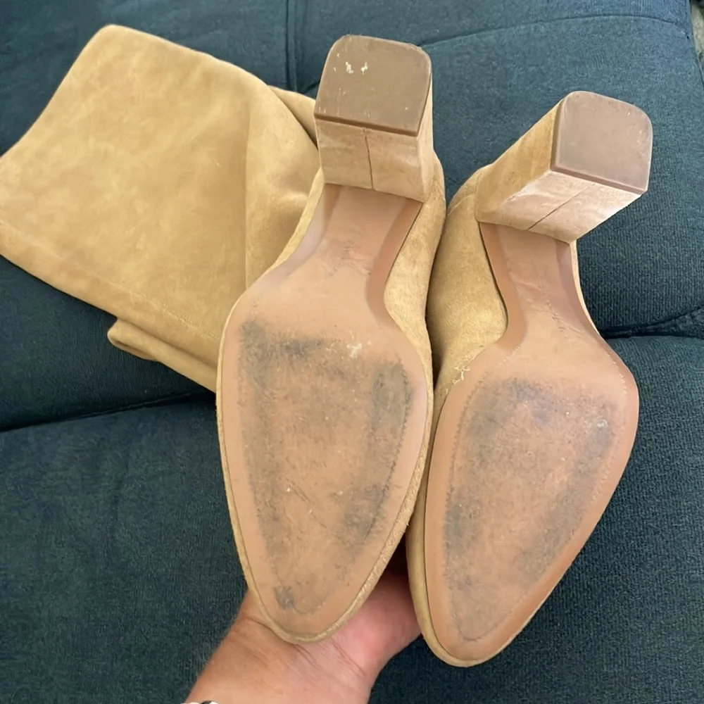 Gorgeous Banana Republic Caramel Suede Boots - Picture 3 of 4